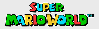 Super Mario World logo, Super Nintendo Entertainment System games, Super Mario Bros. 3 artwork, Super Mario Galaxy 2 design, classic Mario game branding, iconic video game text, retro gaming symbols