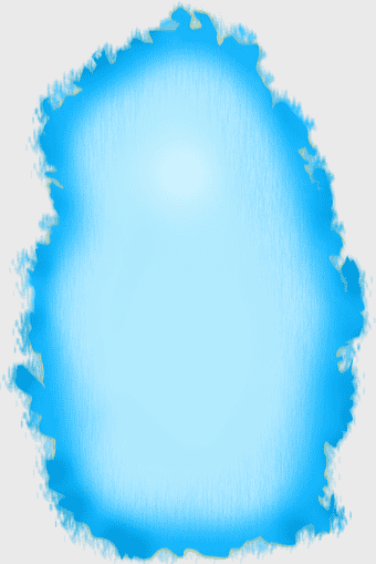 blue aura, oval blue stain, Dragon Ball Heroes aura, electric blue cloud, glowing energy field, anime character aura, energy sphere illustration