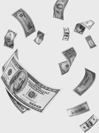 Flying cash, cash Money, Banknote, money falling, dollar bills in air, financial success, wealth symbol