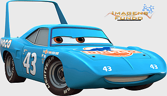 Doc Hudson, blue race car, Pixar Cars character, sports prototype vehicle, animated vehicle design, classic racing car, Disney automotive illustration