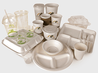 Sysco Connecticut compostable products, biodegradable disposable tableware, eco-friendly food packaging, sustainable dinnerware set, green choice dining solutions, environmentally friendly cups, compostable food containers