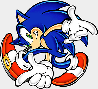 Sonic Adventure 2 Battle, Sonic the Hedgehog, Sonic Knuckles, video game character, Sega gaming art, animated hedgehog, classic video game artwork