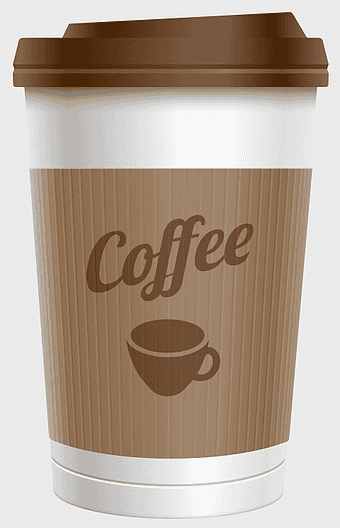 coffee cup sleeve, espresso drinkware, cafe au lait mug, plastic cup with lid, takeaway coffee cup, hot beverage container, coffee shop iconography