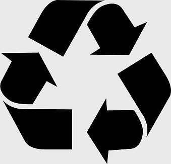 recycling symbol silhouette, black and white recycling logo, triangular recycling arrows, monochrome waste icon, eco-friendly symbol design, sustainable recycling graphic, environmental conservation icon