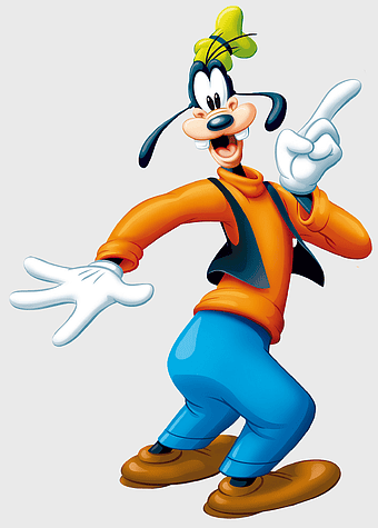 Goofy Disney character, Goofy cartoon mascot, Goofy Mickey Mouse Clubhouse, Goofy animated art, Disney classic cartoon characters, Goofy fun pose, Goofy cheerful expression