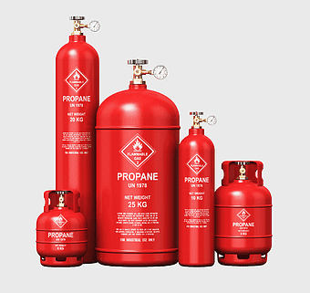 lpg gas bottles, red propane tanks, flammable energy equipment, daily use gas canisters, industrial propane cylinders, portable gas containers, household gas supplies