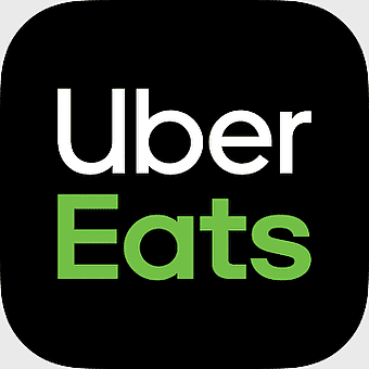 Uber Eats logo, food delivery app, tech company branding, online meal ordering, digital food service, mobile app icon, delivery platform, png