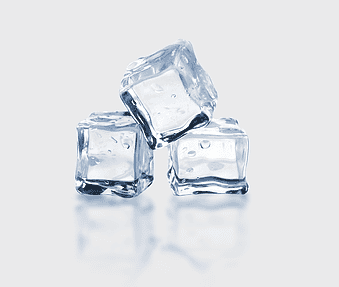 three ice cubes, clear ice cubes, melting ice cubes, ice cube smoothie, frozen water cubes, ice blocks, chilling ice chunks