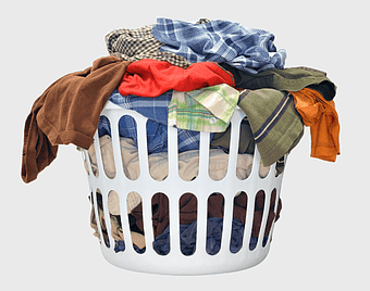 laundry hamper, dirty clothing basket, self-service laundry items, wicker laundry storage, laundry room essentials, laundry organization solutions, laundry day preparation