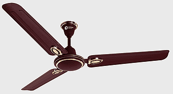 Orient Electric ceiling fan, high-volume low-speed fan, electric motor ceiling fan, metal blade fan, indoor cooling appliance, home ventilation system, energy-efficient fan design