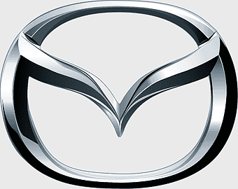 Mazda MX-5 emblem, silver car logo, automotive design symbol, mazda gallery parts, vehicle branding icon, automotive insignia, car manufacturer badge