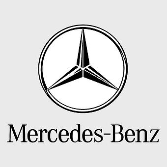 Mercedes-Benz logo, black and white car symbol, Mercedes-Benz trademark, Mercedes-Benz star emblem, automotive brand icon, luxury vehicle insignia, high-end car logo design