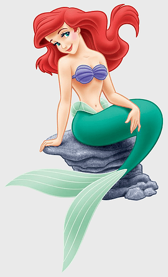 Ariel Princess, Little Mermaid illustration, cartoon mermaid, sitting mermaid, fantasy art, underwater fantasy, Disney character art