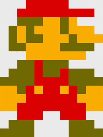 Super Mario Bros pixel art, Mario and Yoshi pixel characters, Nintendo gaming icons, Super Mario Maker art, retro video game graphics, classic gaming, pixelated character design