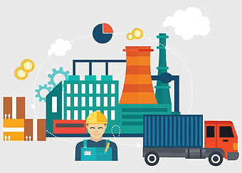 manufacturing process, small business automation, toy block production, industrial management, supply chain logistics, factory efficiency solutions, production line technology