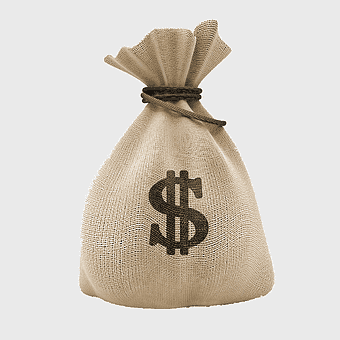 brown cash bag, Money Bag with Dollar Symbol, United States Dollar Investment, finance, cash management tools, wealth storage options, financial transaction visuals