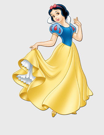 Snow White Disney Princess, Seven Dwarfs cartoon character, Snow White and the Seven Dwarfs animation, Walt Disney Company classic, fairy tale princess costume, magical kingdom character, enchanted forest heroine