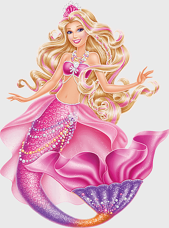 Barbie Merliah Summers, pink-tailed mermaid doll, fantasy mermaid figurine, Barbie Pearl Princess, magical mermaid art, enchanted mermaid character, underwater princess illustration