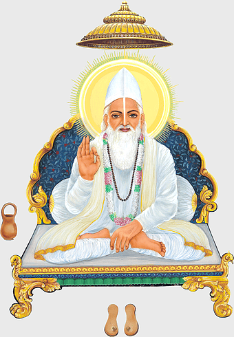 Satguru Kabir, Kabir panth Varanasi, Rama Varanasi Satguru, Kabirsaheb meditation, spiritual guru art, Indian mysticism icon, religious figure illustration