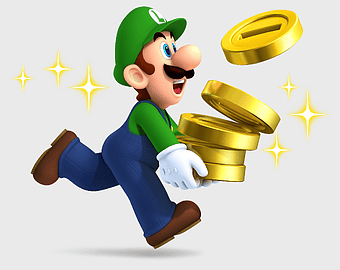 Luigi collecting coins, New Super Luigi U gameplay, Nintendo 3DS Luigi art, Super Mario Bros Luigi character, Luigi adventure game, Mario series Luigi action, Luigi video game art