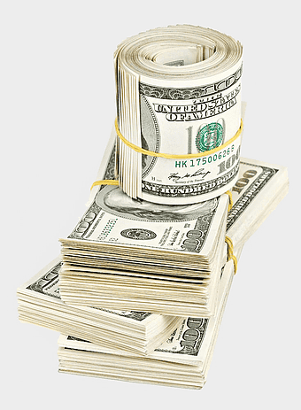 United States one hundred-dollar bill, dollars pile up, financial transactions, cash savings, wealth accumulation, money stacks, currency bundles