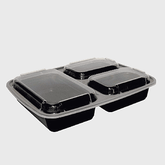 Bento lunchbox containers, plastic food storage trays, takeaway meal compartments, disposable aluminium foil packaging, eco-friendly meal prep solutions, portable food containers, compact food transport boxes