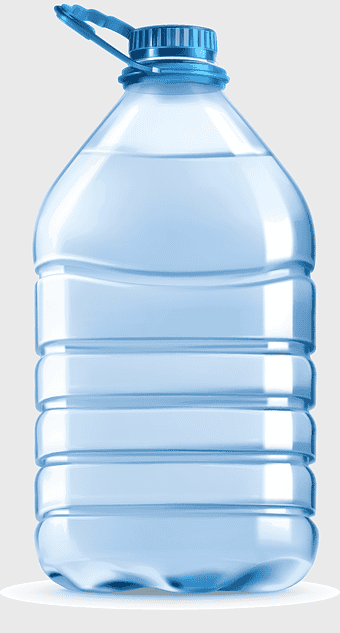 clear plastic water container, mineral water bottle, drinking water bottle, distilled water bottle, eco-friendly beverage storage, hydration solution, fluid container