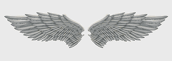 angel wings graphics, white feathered wings, free content icons, angel wing art, celestial wings, ethereal feathers, mythological angelic wings