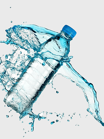 clear water bottle splash, mineral water bottles, water bottle design, purified water glass, refreshing water stream, eco-friendly hydration, liquid flow