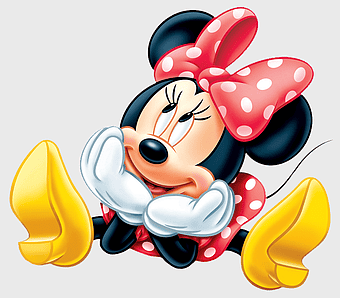 Minnie Mouse illustration, Minnie Mouse Mickey Mouse, Disney cartoon character, Minnie Mouse birthday party, Disney princess, polka dot bow, classic Disney animation