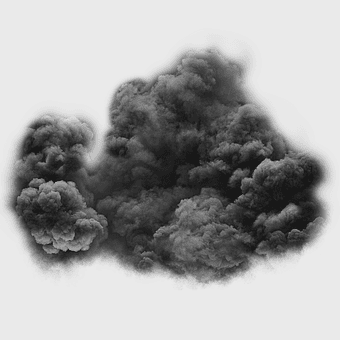 black smoke cloud, monochrome haze, smoke transparency, black and white nature, atmospheric effect, dark vapor, smoky texture