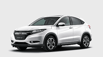 Honda HR-V compact SUV, Honda Vezel hybrid, city car exterior, mini sport utility vehicle, modern automotive design, luxury urban vehicle, sleek crossover SUV