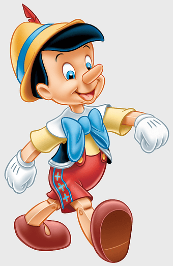 Pinocchio cartoon character, Adventures of Pinocchio, Jiminy Cricket, Walt Disney Company, classic animated movies, fairy tale illustrations, wooden puppet art