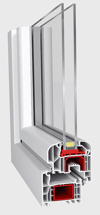 aluplast window profile, thermal transmittance glazing, salamander plastic framing, polyvinyl chloride window system, energy-efficient building materials, architectural insulation solutions, modern window technology