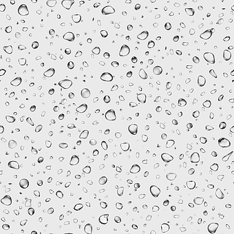 water drops illustration, black and white water drops, monochrome rain pattern, texture of water drops, nature-inspired water art, minimalist water design, drop pattern background