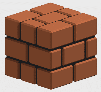 Super Mario Bros brick, Super Mario 3D Land bricks, Mario Bros platform game bricks, Super Mario Bros 3D objects, video game material bricks, pixel art bricks, retro gaming bricks