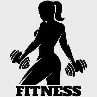 fitness center silhouette, physical fitness pattern, weight training figures, geometric fitness design, exercise silhouette art, gym workout visuals, health club graphics