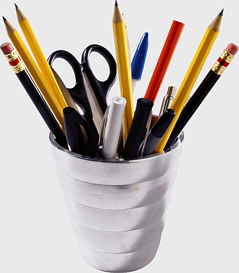 office supplies, pencil case, stationery tools, school materials, desk accessories, writing instruments, educational equipment