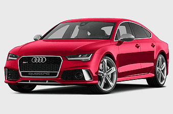 Audi RS7 Sportback, red luxury sedan, high-performance Audi vehicle, quattro all-wheel drive, premium executive car, sleek automotive design, sporty coupe styling