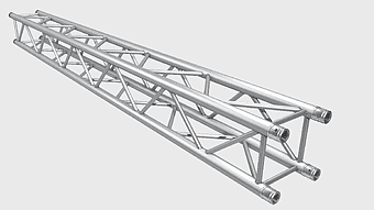aluminium truss structure, steel building framing, global truss system, box truss design, modular scaffolding components, lightweight construction materials, industrial engineering solutions