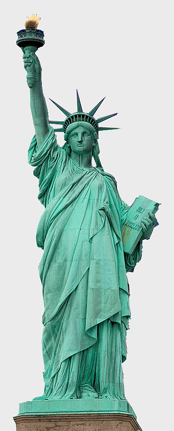 Statue of Liberty New York Harbor, bronze Statue of Liberty, Liberty Island monument, classical sculpture of freedom, iconic American symbol, New York City landmark, travel destination USA