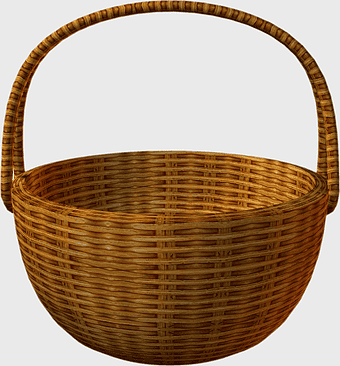 basket cartoon illustration, bamboo basket household, wicker storage basket, teng series crafts, eco-friendly bamboo baskets, natural woven containers, handcrafted basket designs
