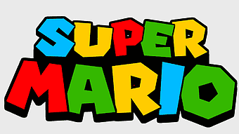 super Mario Bros logo, Nintendo video game emblem, Mario Series symbol, green and yellow design, iconic gaming artwork, retro gaming brand, pixel art style