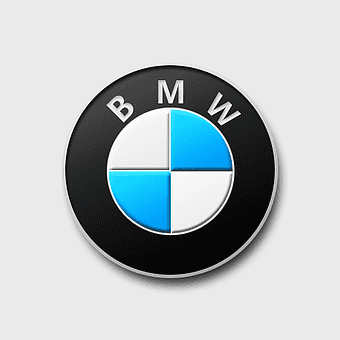 BMW logo emblem, BMW luxury car symbol, BMW 7 Series logo, BMW 5 Series emblem, premium automotive badge, iconic car branding, high-end vehicle insignia