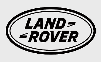 Land Rover logo, Land Rover emblem, black and white car logo, rover company symbol, automotive brand signage, luxury vehicle decal, off-road vehicle iconography