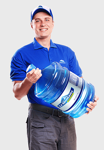 drinking water delivery service, carbonated water bottles, bottled water supply, water delivery personnel, hydration solutions, beverage distribution, aqua vitae delivery