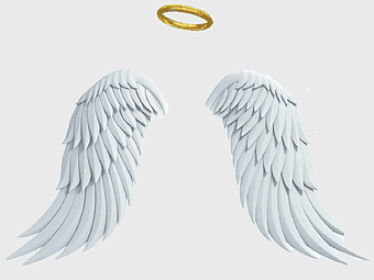 Gabriel Angel Drawing, glowing halo, silver wings, fantasy angel, celestial being, divine protector, spiritual guardian