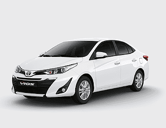 Toyota Vios 2018, silver compact sedan, Toyota automotive exterior, used Toyota Vios, white Toyota vehicle, Toyota family car model, subcompact car design features