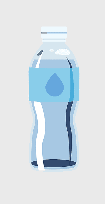 blue mineral water bottle, purified water in plastic bottle, water bottle, blue water drop, refreshing hydration, eco-friendly drinking, crystal clear beverage