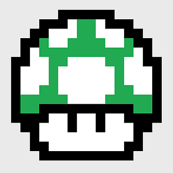 Super Mario Bros 3 mushroom, 8-bit pixel art, NES Classic Edition game, Super Mario Advance 4, retro gaming graphics, vintage video game assets, classic Nintendo characters